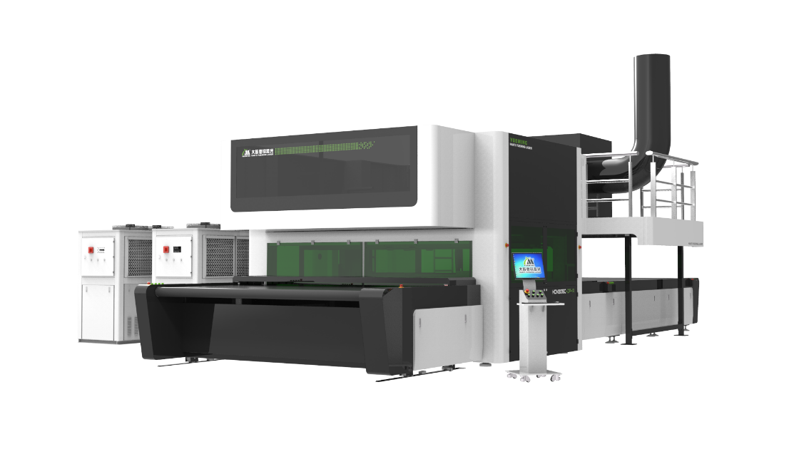 Dual-Head Asynchronous Laser Cutting System for Airbags HCM3015C-DF-A